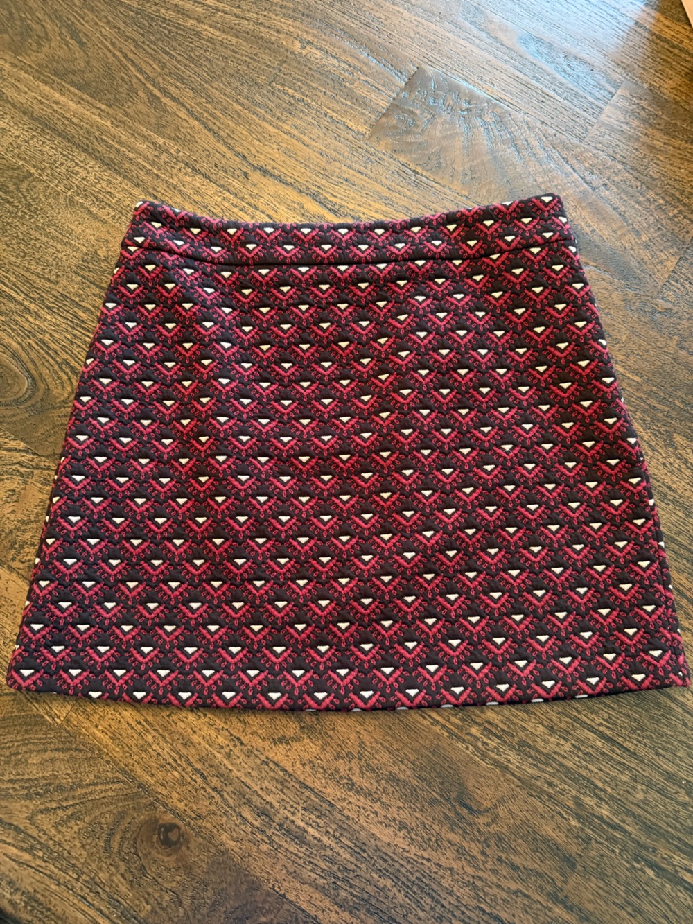 Loft Women’s 10P Textured A-Line Mini Skirt